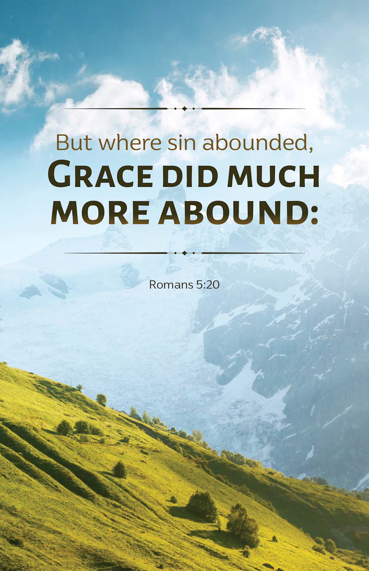 General Worship Bulletin: Grace Did (Package of 100): Romans 5:20 (KJV) by Broadman and Holman