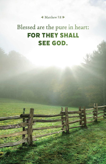 General Worship Bulletin: They Shall (Package of 100): Matthew 5:8 (KJV) by Broadman and Holman