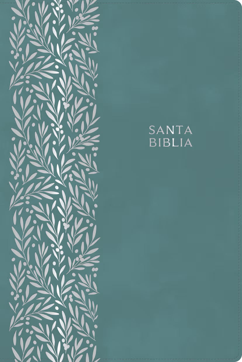 RVR 1960 Biblia letra gigante, verde esmeralda, símil piel, con índice