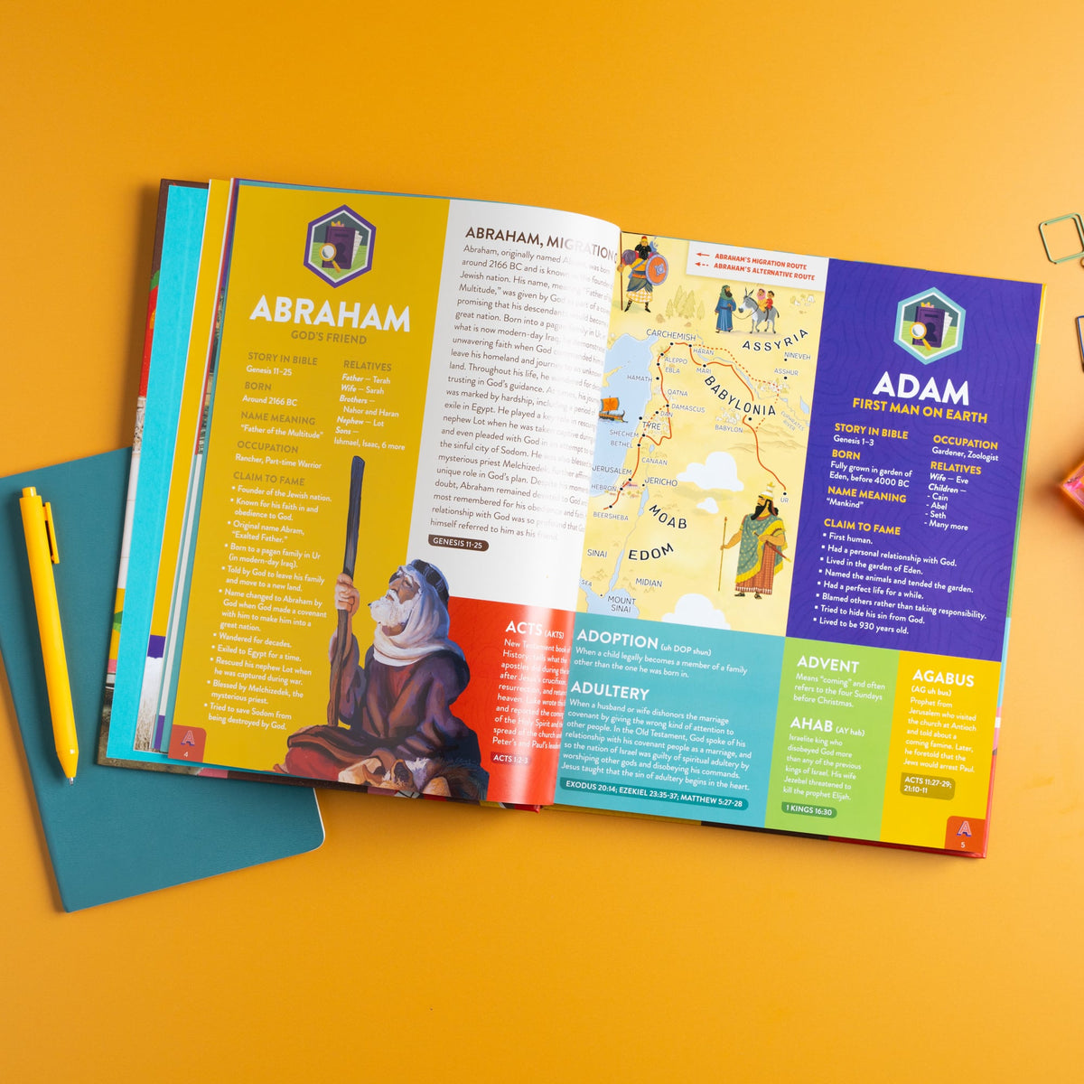 The Explorer Bible Dictionary for Kids by Broadman and Holman, product view 3