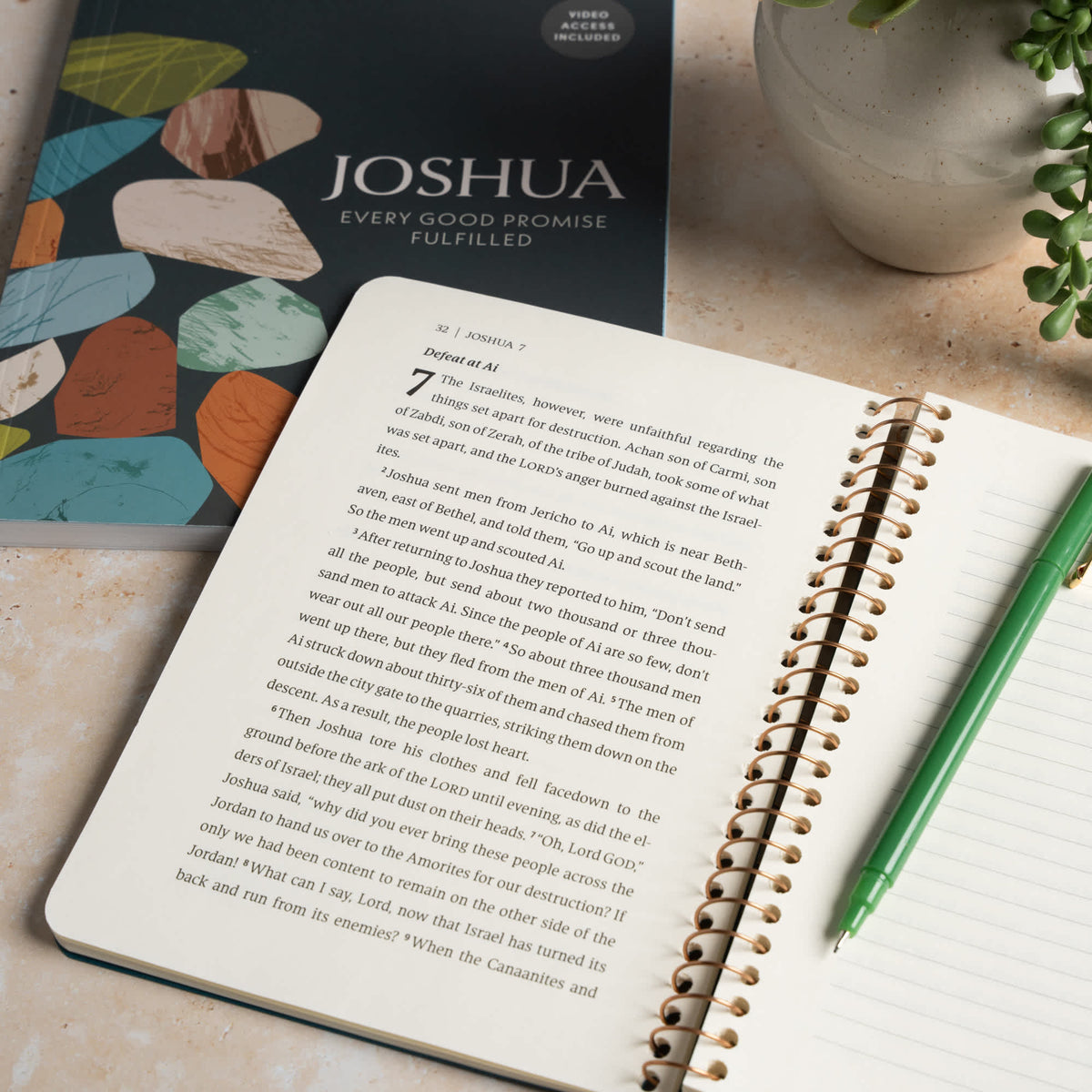 Scripture Notebook (CSB) - Joshua - Every Good Promise Fulfilled by Broadman and Holman, product view 6