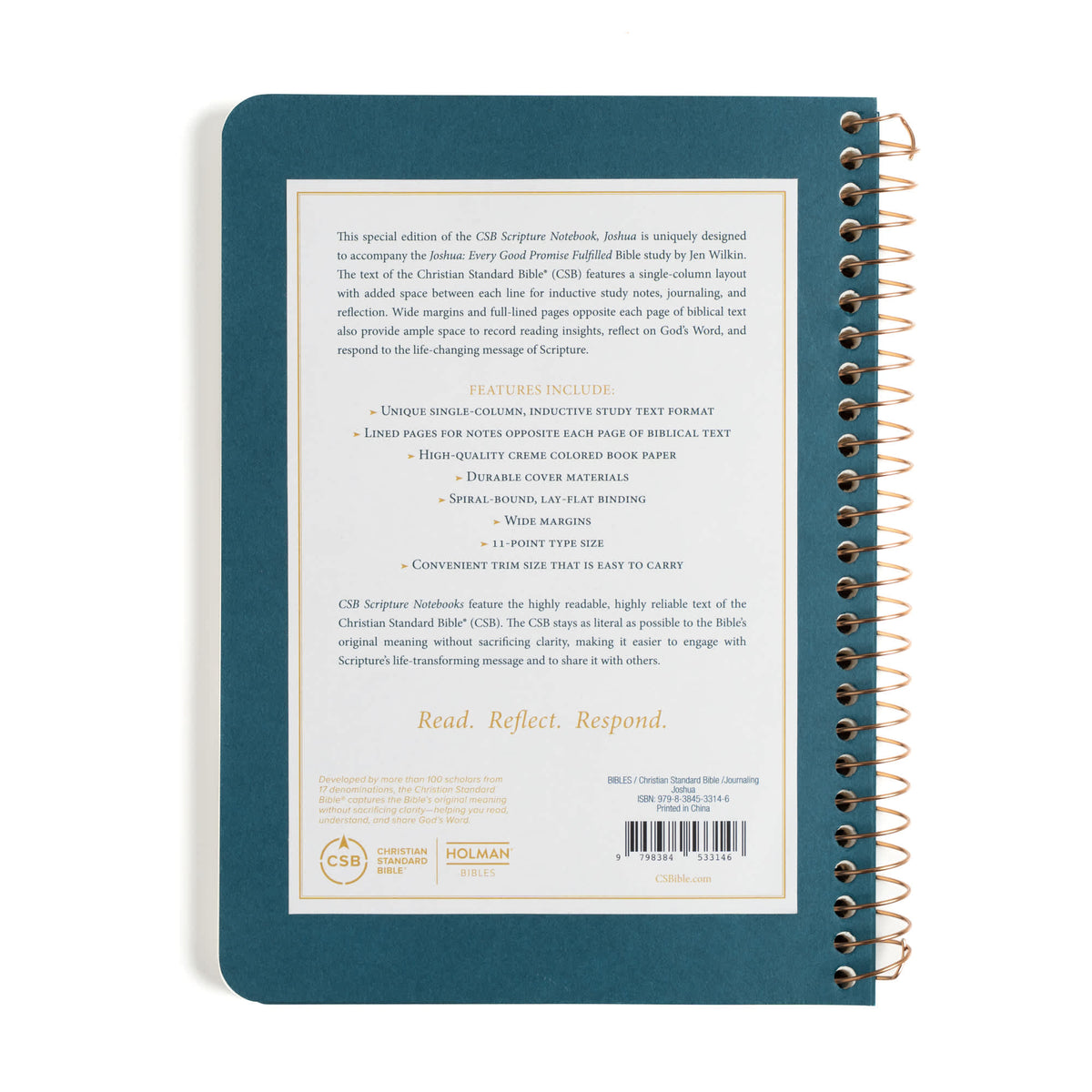 Scripture Notebook (CSB) - Joshua - Every Good Promise Fulfilled by Broadman and Holman, product view 9