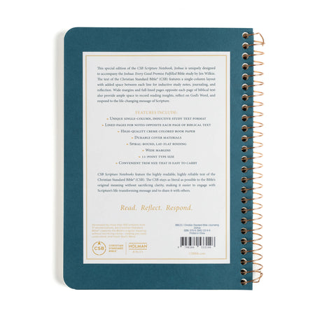 Scripture Notebook (CSB) - Joshua - Every Good Promise Fulfilled by Broadman and Holman, product view 9