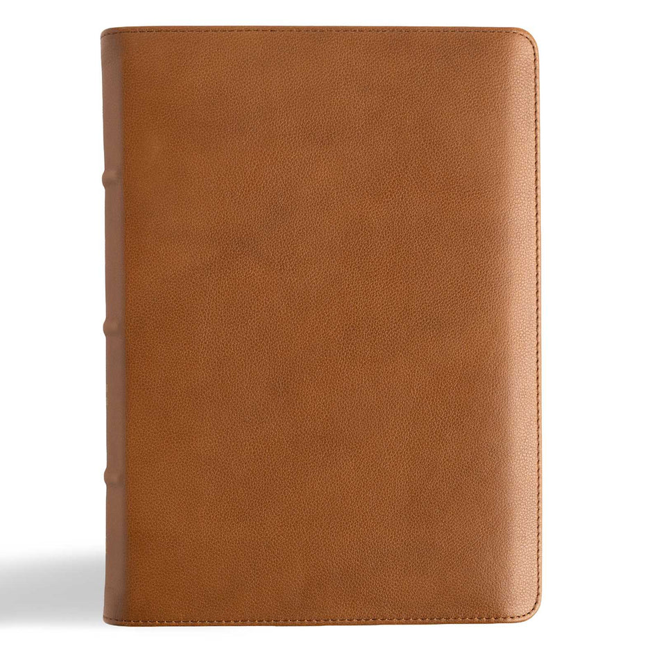 CSB He Reads Truth Bible, Holman Handcrafted Collection, Saddle Brown Premium Calfskin by Broadman and Holman
