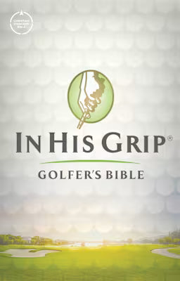 CSB In His Grip Golfer's Bible, Brown LeatherTouch