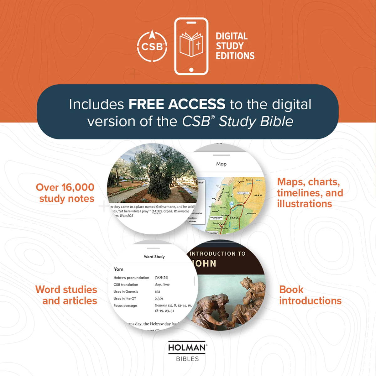 Single-Column Compact Bible (CSB) - Digital Study Edition by Broadman and Holman, product view 7