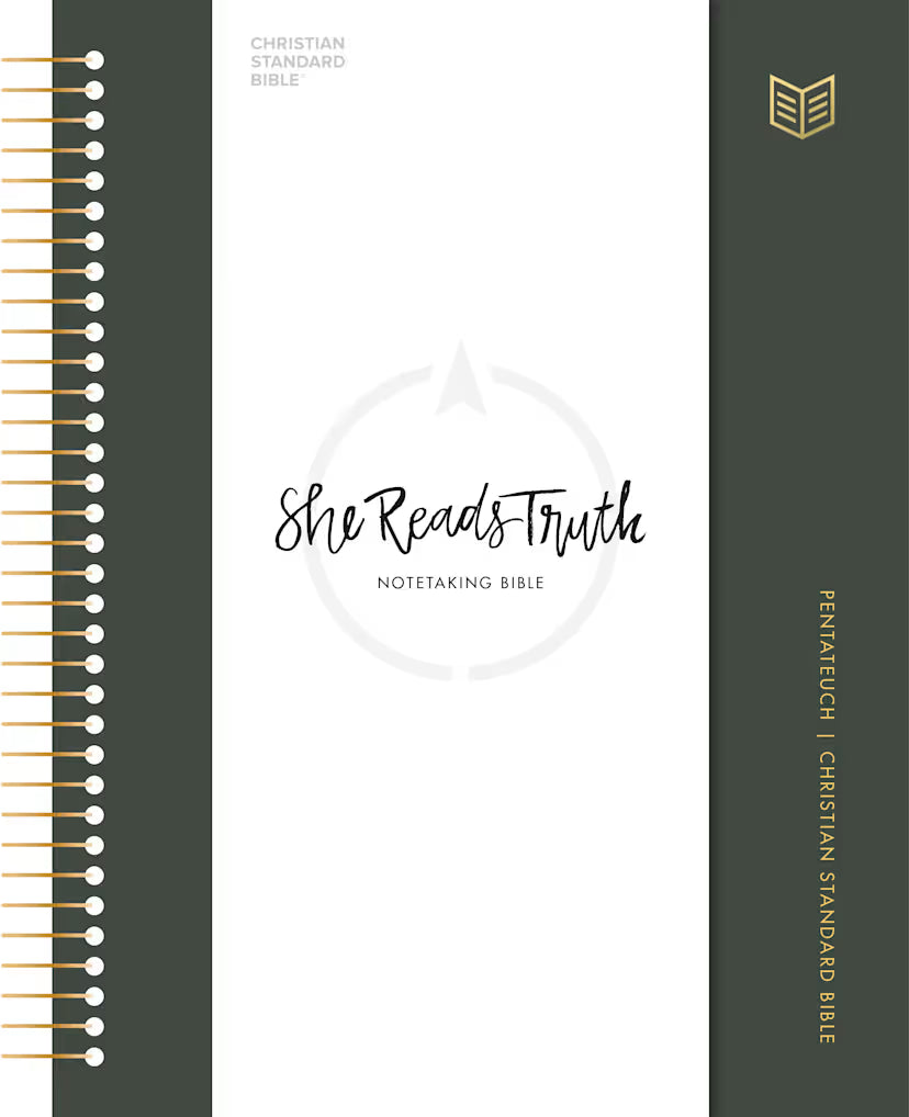 CSB She Reads Truth Spiral Bound Notetaking Bible, Pentateuch, Hardcover