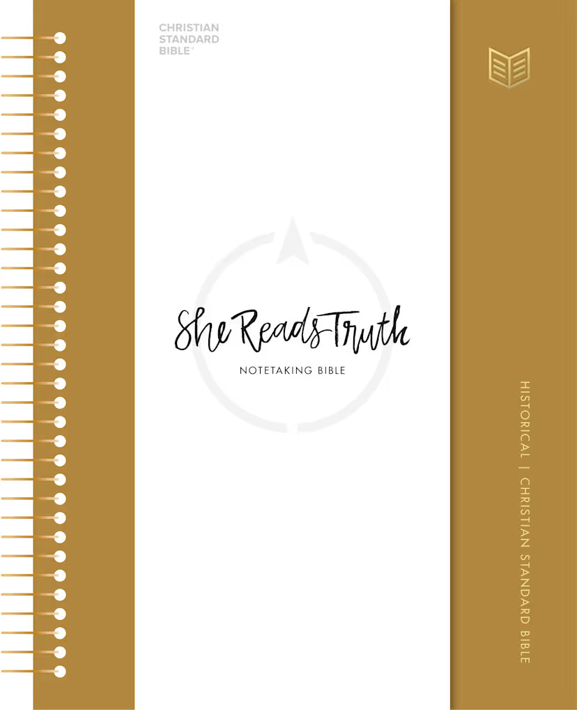 CSB She Reads Truth Spiral Bound Notetaking Bible, Historical Books, Hardcover