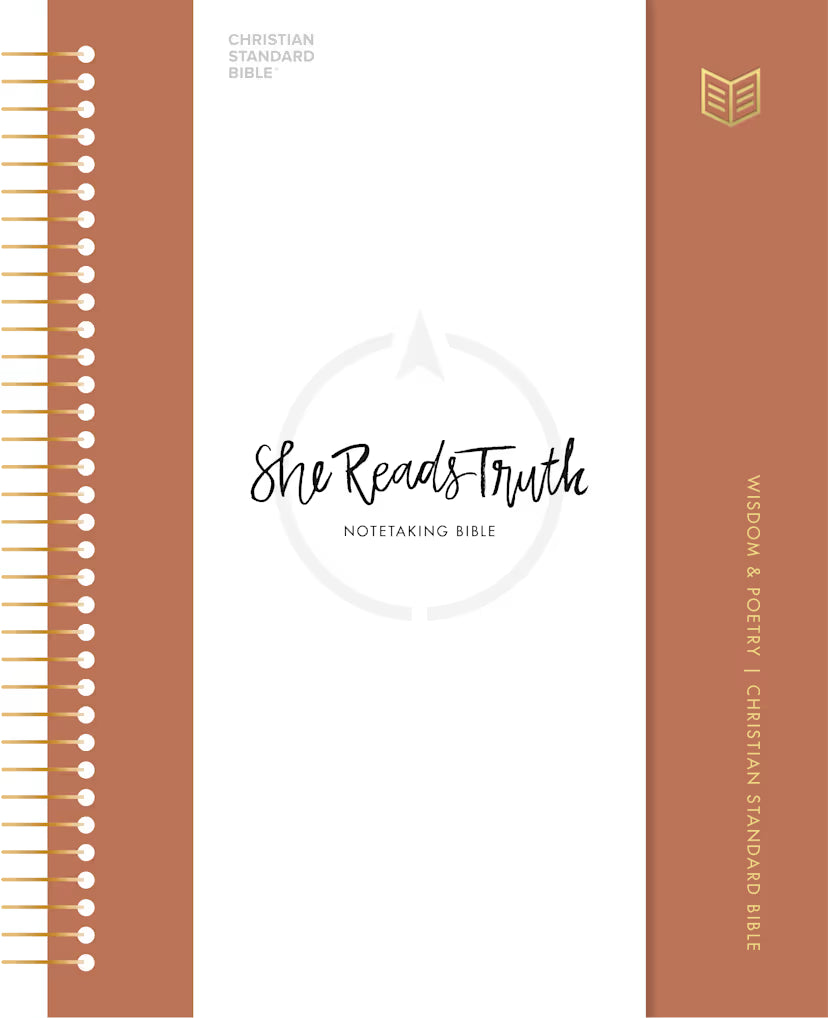 CSB She Reads Truth Spiral Bound Notetaking Bible, Wisdom & Poetry, Hardcover