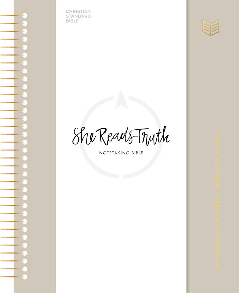 CSB She Reads Truth Spiral Bound Notetaking Bible, New Testament, Hardcover