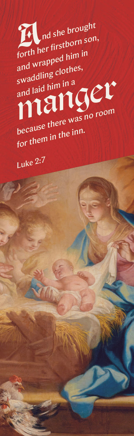 Christmas Bookmark: In the Inn (Package of 25): Luke 2:7 KJV by Broadman and Holman