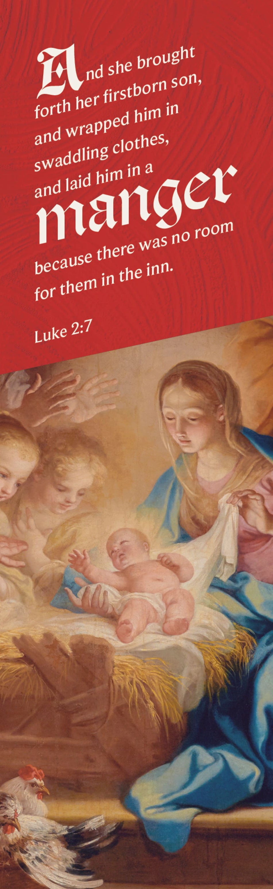 Christmas Bookmark: In the Inn (Package of 25): Luke 2:7 KJV by Broadman and Holman