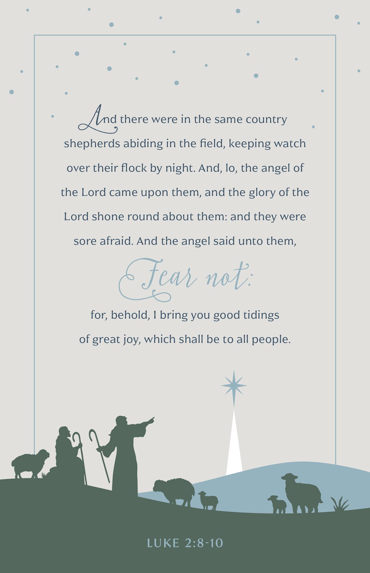 Christmas Bulletin: Great Joy (Package of 100): Luke 2:8-10 (KJV) by Broadman and Holman