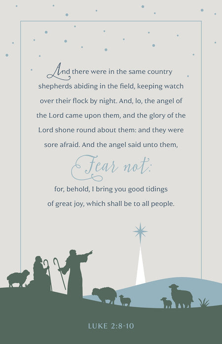 Christmas Bulletin: Great Joy (Package of 100): Luke 2:8-10 (KJV) by Broadman and Holman