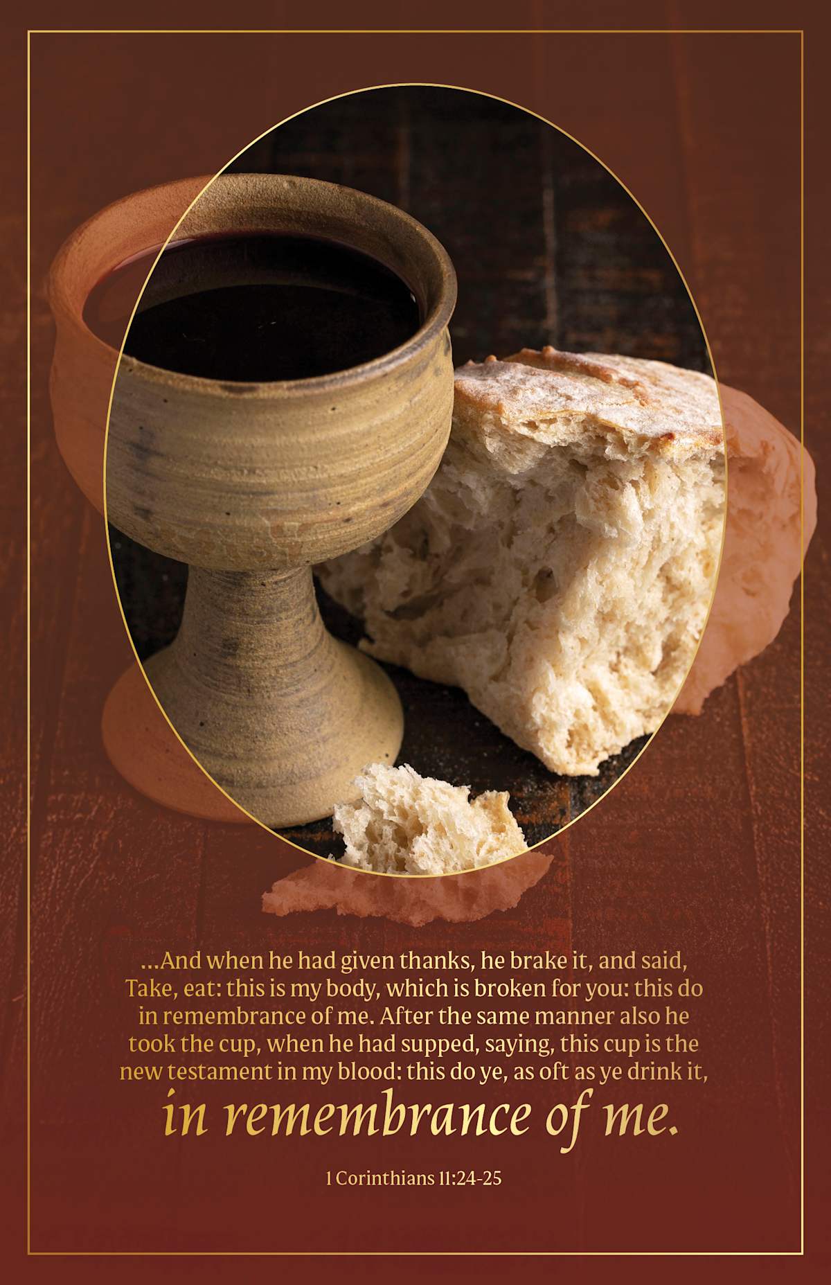 Communion Bulletin: This Do Ye (Package of 100): 1 Corinthians 11:24-25 (KJV) by Broadman and Holman