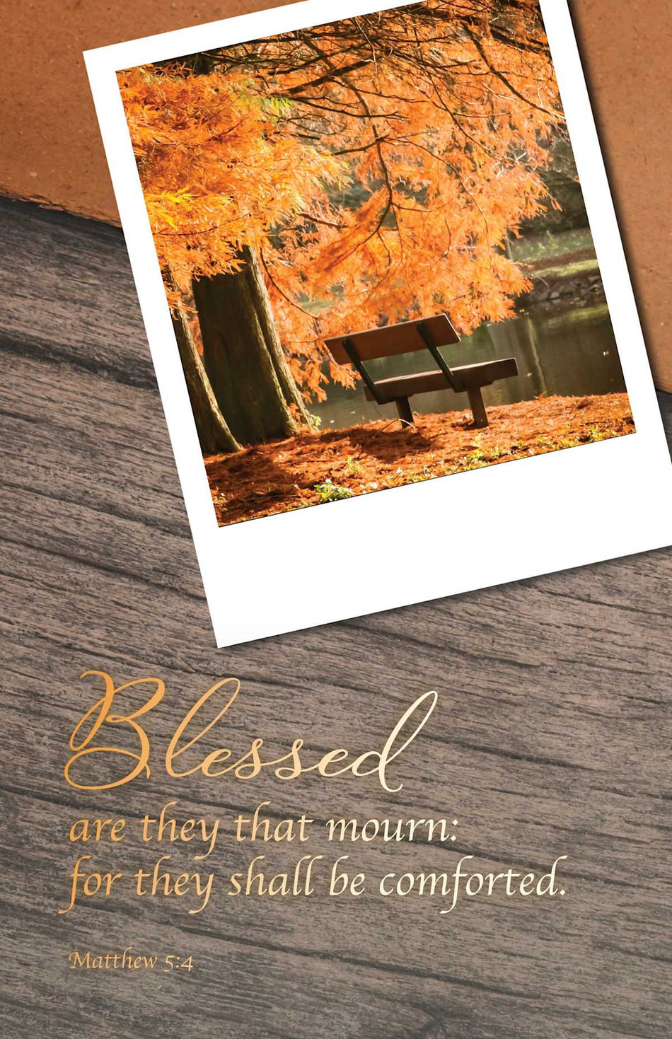 Funeral Bulletin: They Shall (Package of 100): Matthew 5:4 (KJV) by Broadman and Holman