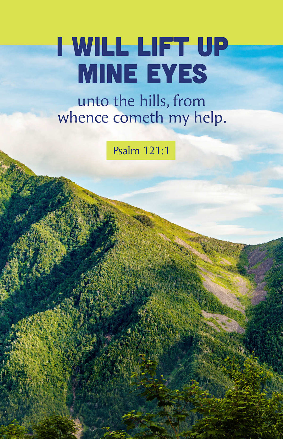 General Worship Bulletin: Mine Eyes (Package of 100): Psalm 121:1 (KJV) by Broadman and Holman