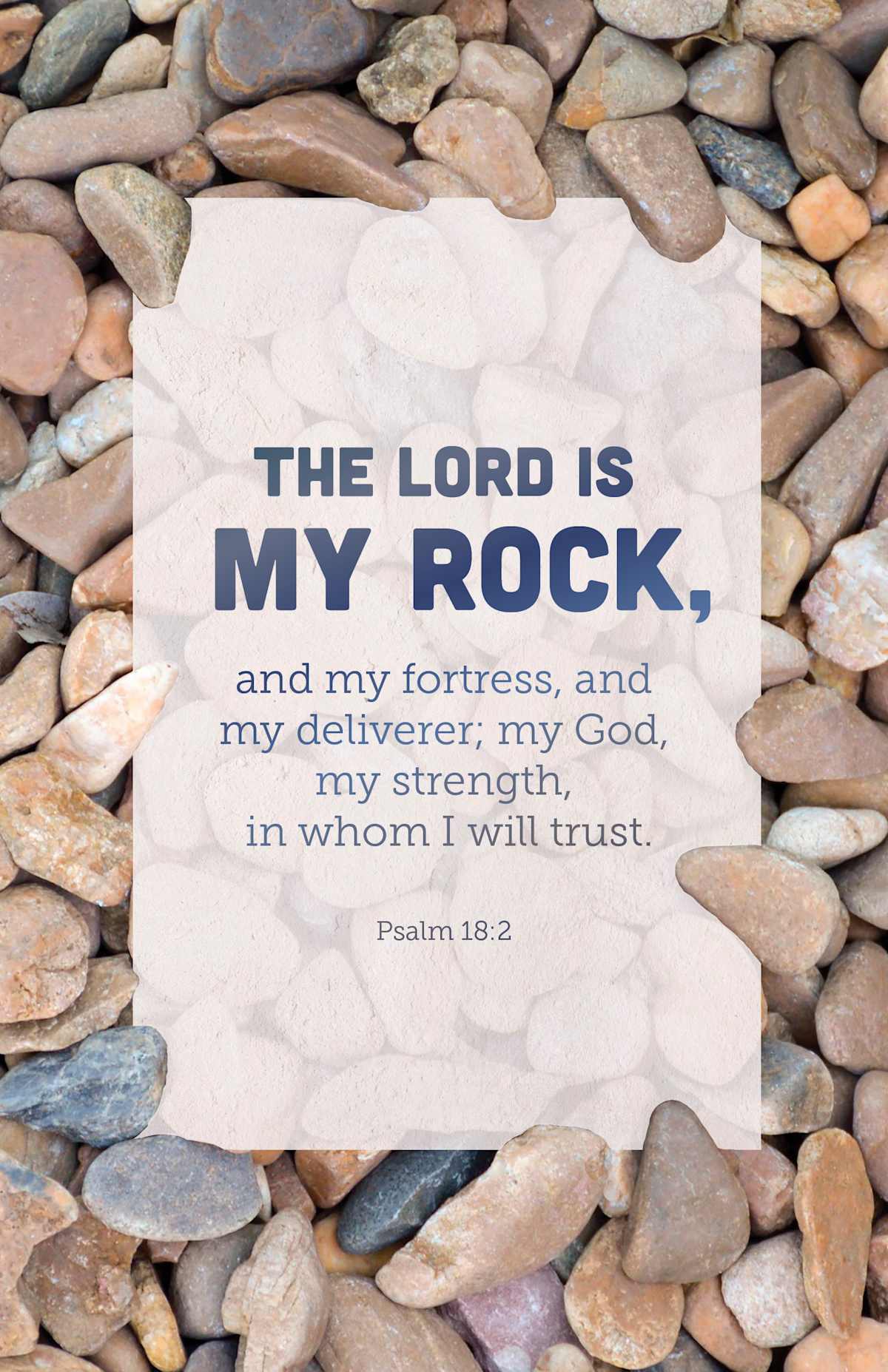General Worship Bulletin: My Rock (Package of 100): Psalm 18:2 (KJV) by Broadman and Holman