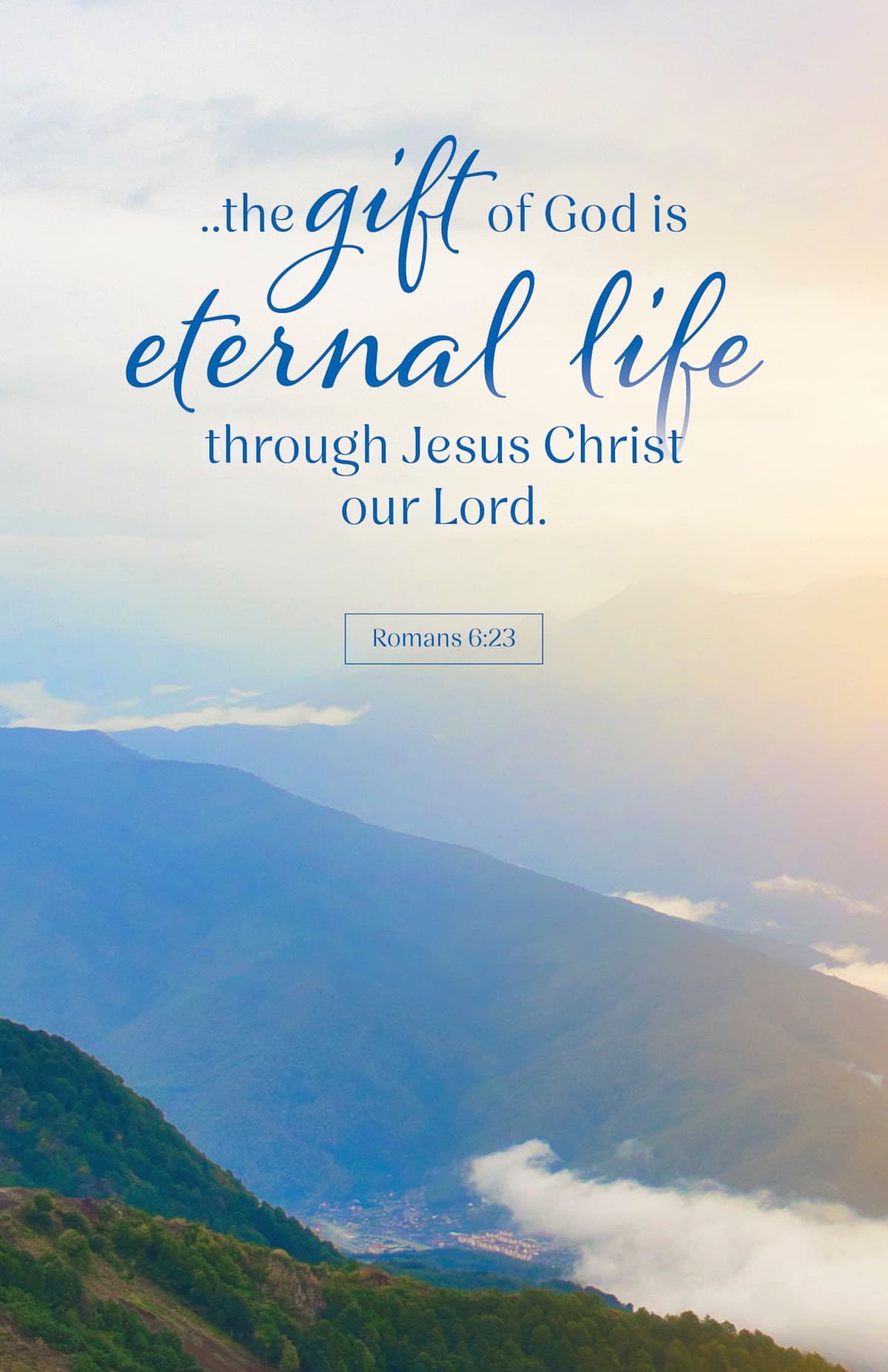 General Worship Bulletin: Of God (Package of 100): Romans 6:23 (KJV) by Broadman and Holman