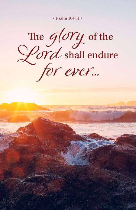 General Worship Bulletin: The Glory (Package of 100): Psalm 104:31 (KJV) by Broadman and Holman