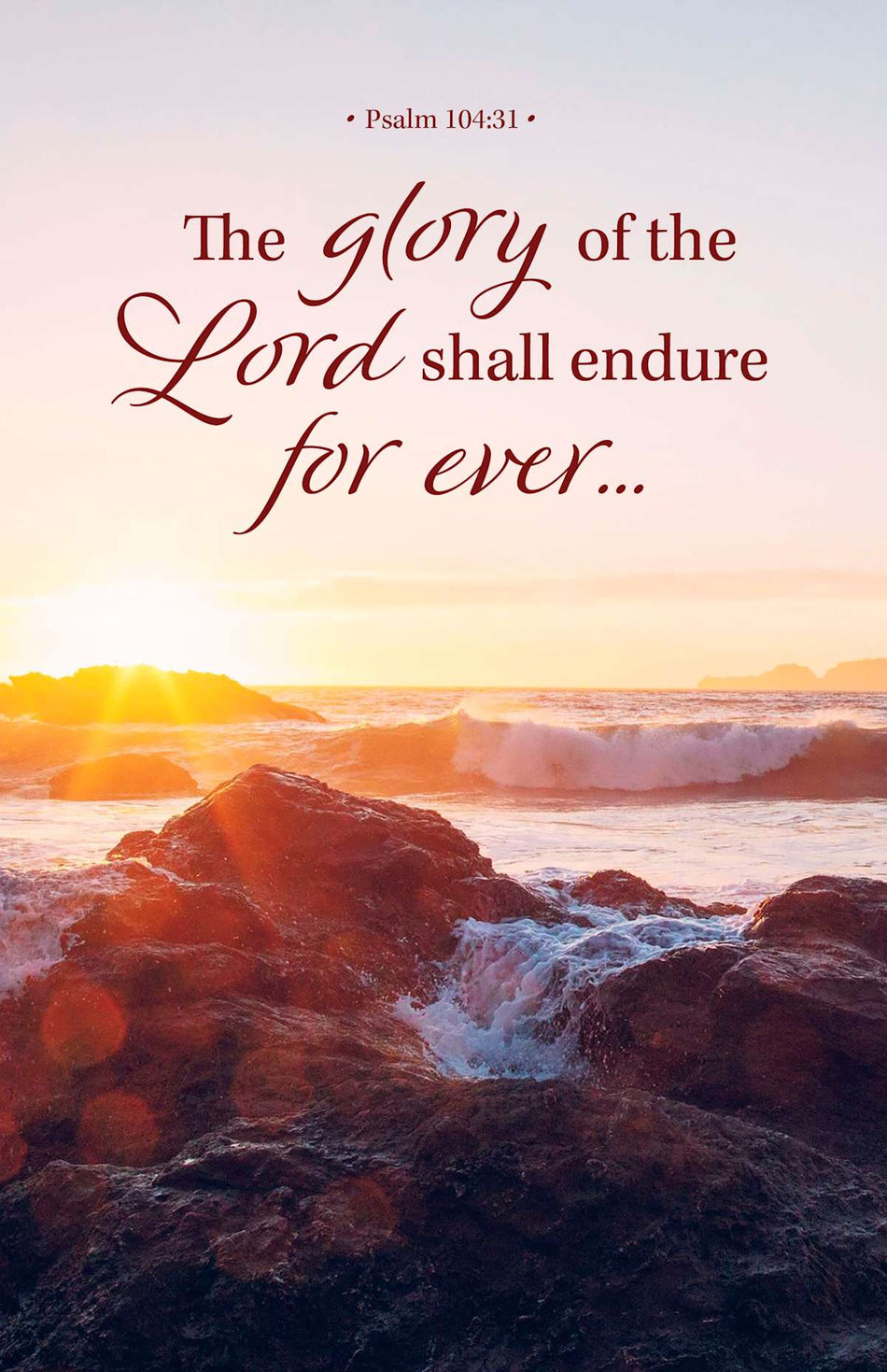 General Worship Bulletin: The Glory (Package of 100): Psalm 104:31 (KJV) by Broadman and Holman