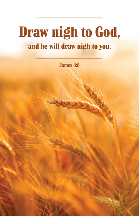General Worship Bulletin: To God (Package of 100): James 4:8 (KJV) by Broadman and Holman