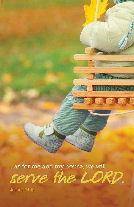 General Worship Bulletin: We Will Serve (Package of 100): Joshua 24:15 (KJV) by Broadman and Holman