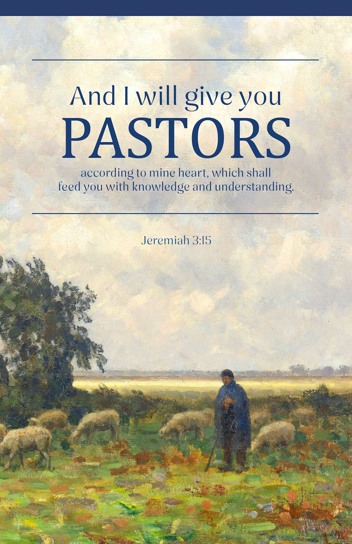 Pastor Appreciation Bulletin: According To (Package of 100): Jeremiah 3:15 (KJV) by Broadman and Holman