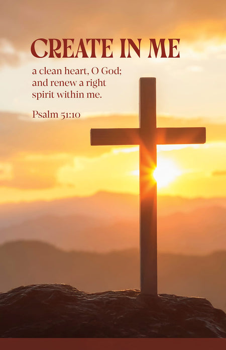 Revival Bulletin: And Renew (Package of 100): Psalm 51:10 (KJV) by Broadman and Holman