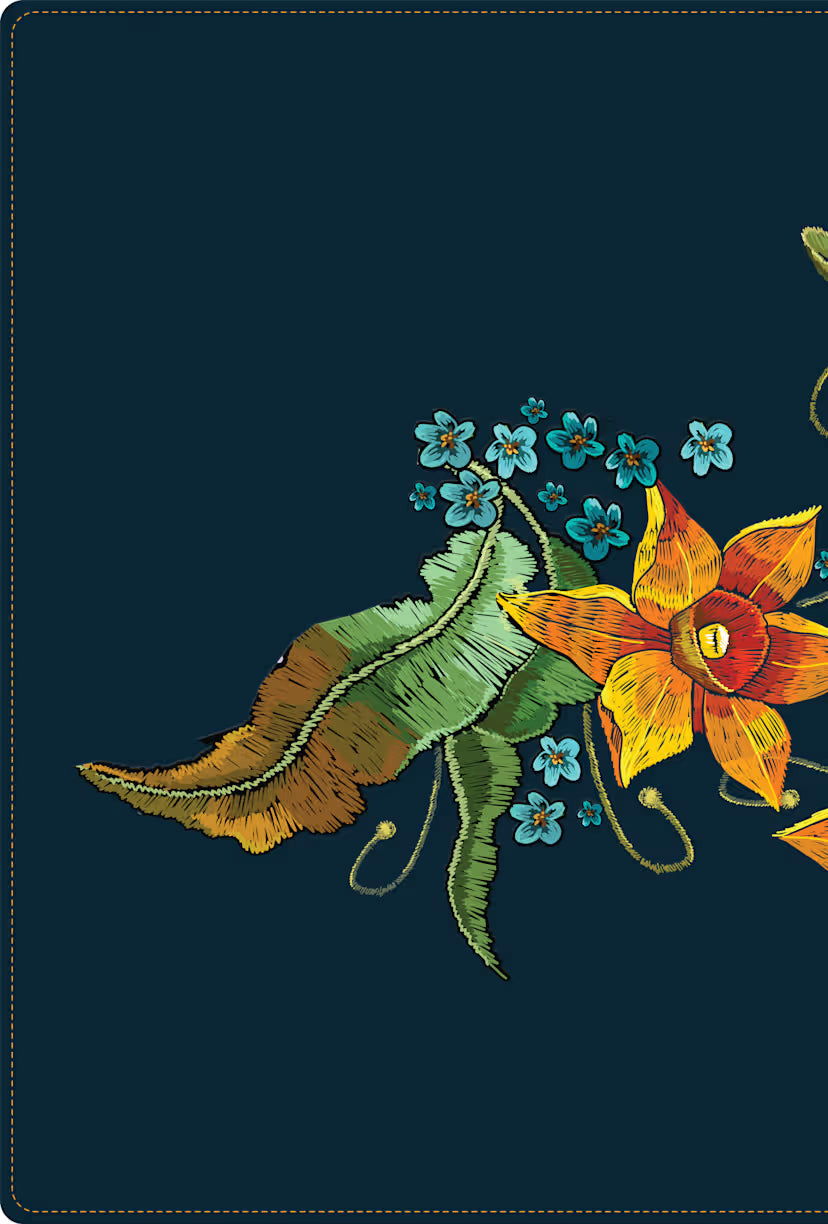 RVR 1960 Biblia letra grande, tamaño manual, edición especial, azul nocturno, símil piel