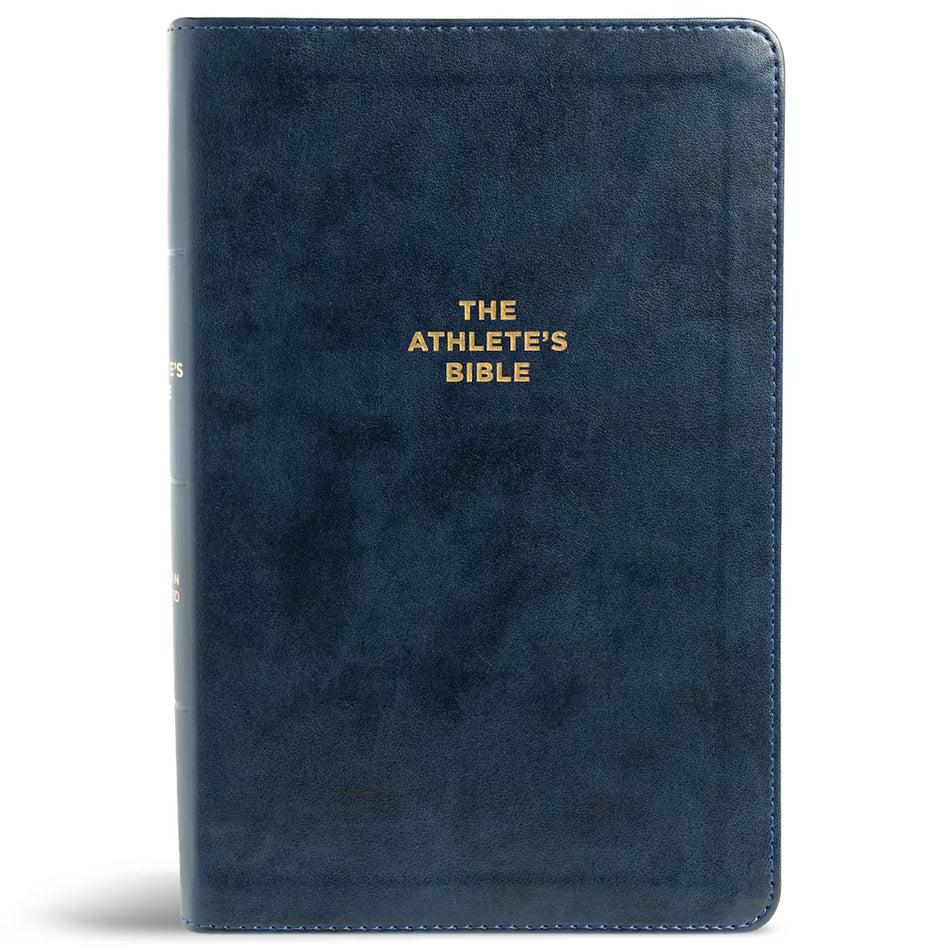 The Athlete's Bible (CSB) - Navy LeatherTouch
