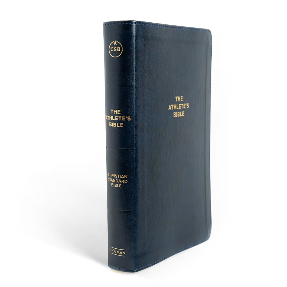 The Athlete's Bible (CSB) - Navy LeatherTouch