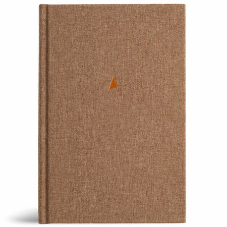 CSB Men’s Daily Bible, Brown Cloth Over Board by Broadman and Holman