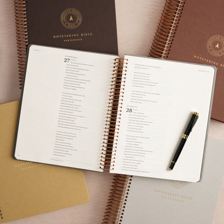 CSB Spiral-Bound Notetaking Bible, Optimal Type, Five-Volume Set by Broadman and Holman, product view 5