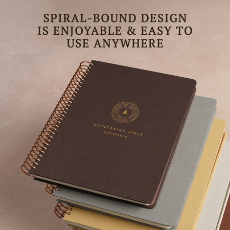CSB Spiral-Bound Notetaking Bible, Optimal Type, Five-Volume Set by Broadman and Holman, product view 7