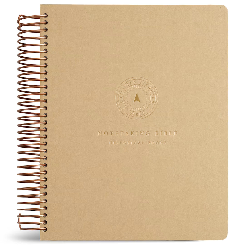 Spiral-Bound Notetaking Bible (CSB) - Optimal Type - Historical Books by Broadman and Holman