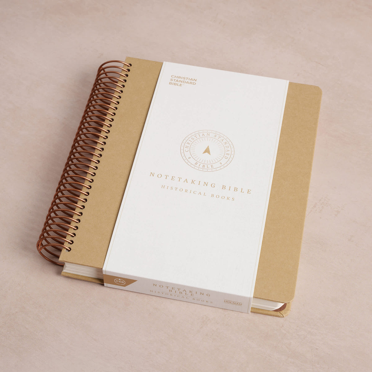 Spiral-Bound Notetaking Bible (CSB) - Optimal Type - Historical Books by Broadman and Holman, product view 6