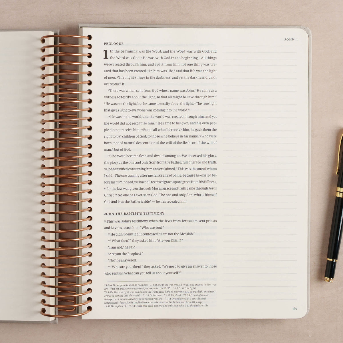 Spiral-Bound Notetaking Bible (CSB) - New Testament by Broadman and Holman, product view 6