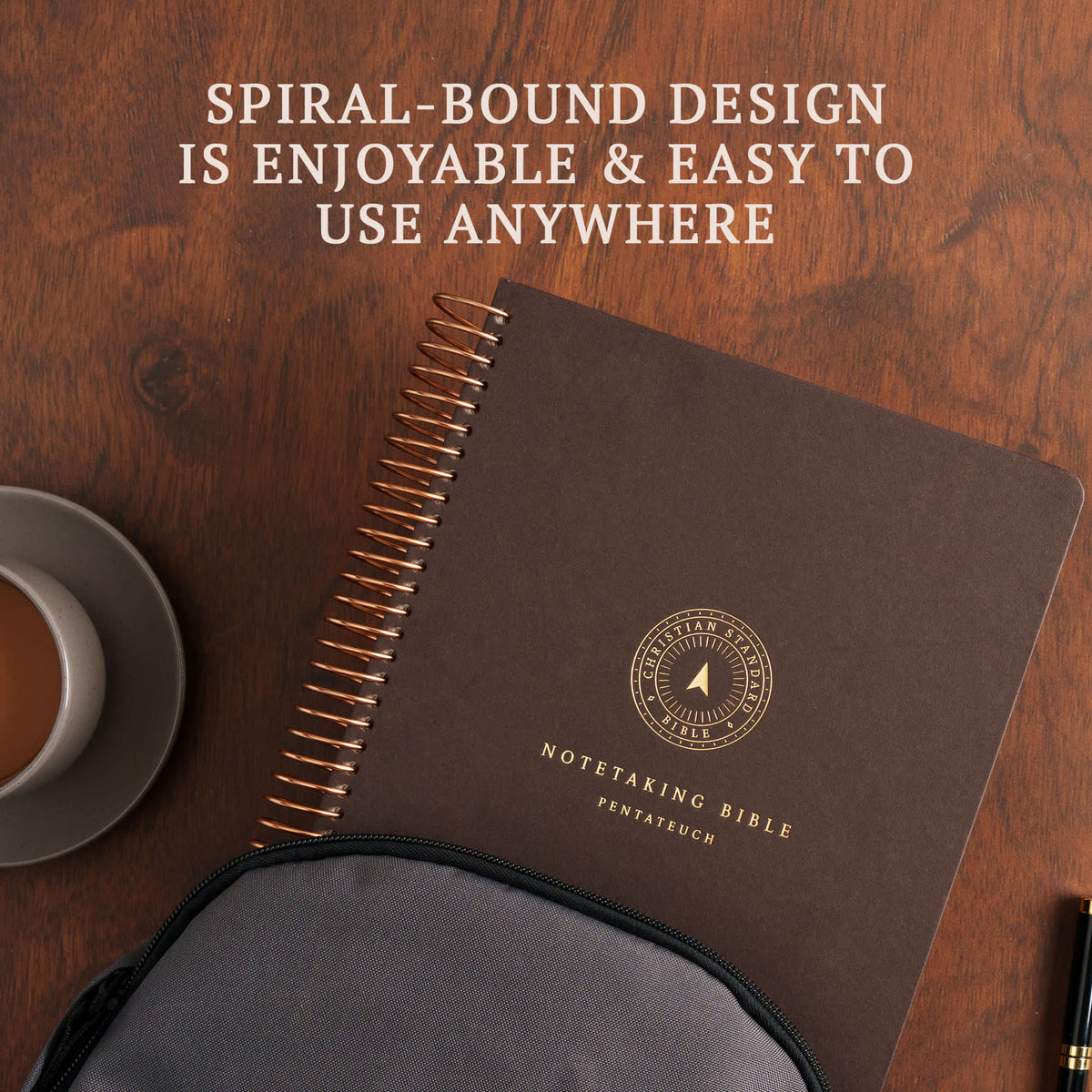 Spiral-Bound Notetaking Bible (CSB) - Pentateuch by Broadman and Holman, product view 9