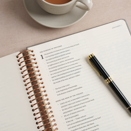 Spiral-Bound Notetaking Bible (CSB) - Wisdom and Poetry by Broadman and Holman, product view 7