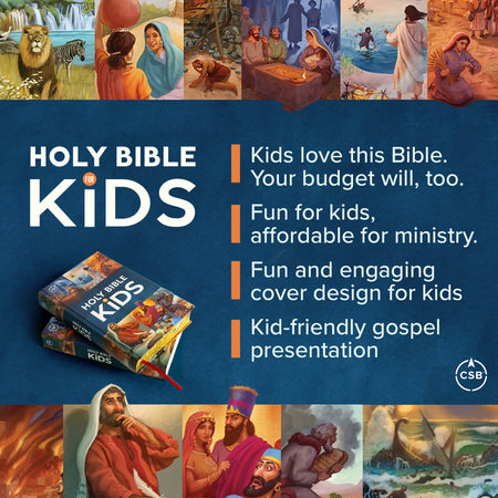 Holy Bible for Kids (CSB) - Large Print Economy Edition - Hardcover by Broadman and Holman, product view 8