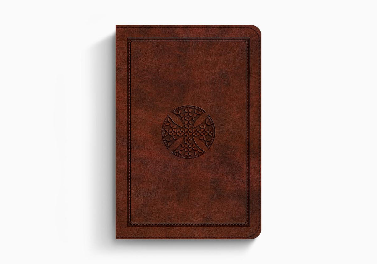 ESV Large Print Compact Bible – Leather by Crossway