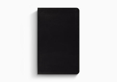 ESV Thinline Bible, Red Letter – Leather (Black Bonded Leather) by Crossway