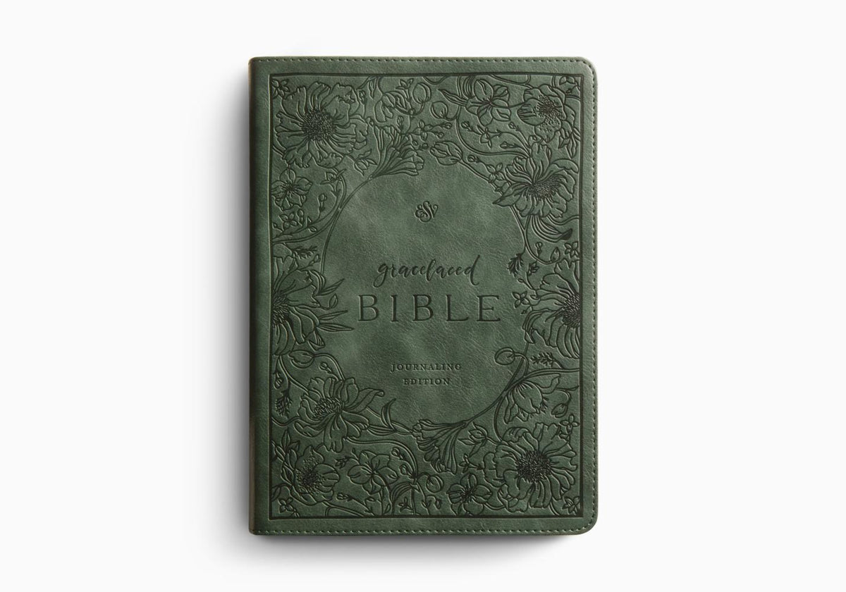 ESV GraceLaced Bible, Journaling Edition (Artwork by Ruth Chou Simons) – Leather by Crossway