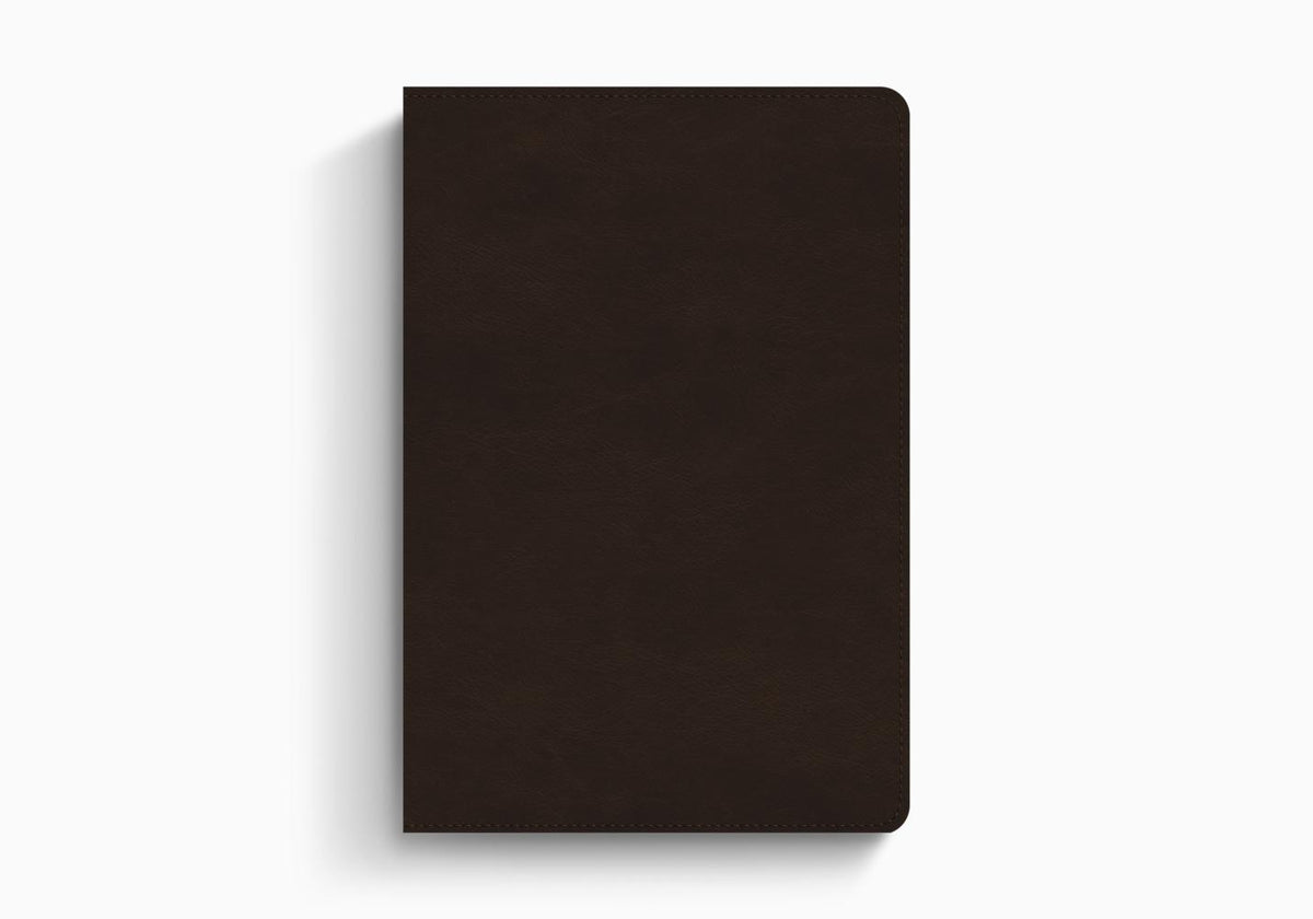 ESV Giant Print Thinline Bible, Red Letter – Leather by Crossway