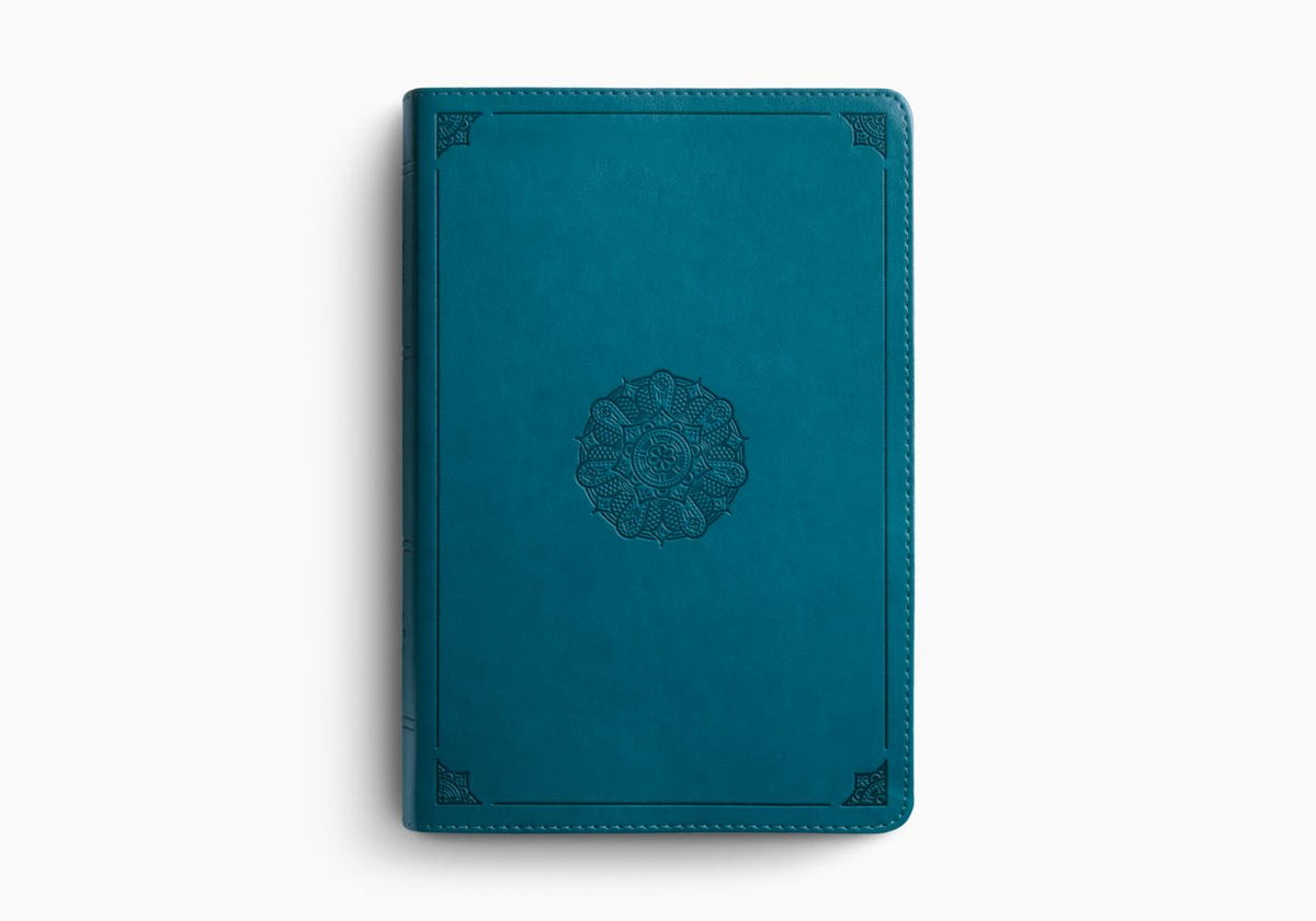 ESV Giant Print Personal Size Bible, Red Letter – Leather (9798874906580) by Crossway