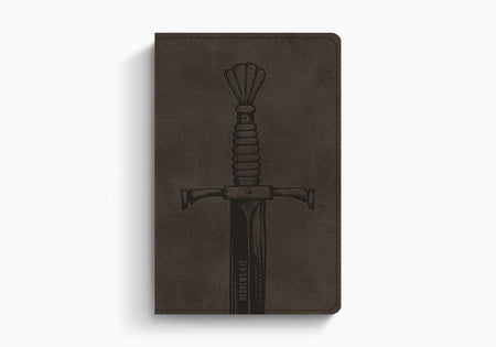 ESV Compact Bible – Leather (Silver Sword Design TruTone) by Crossway