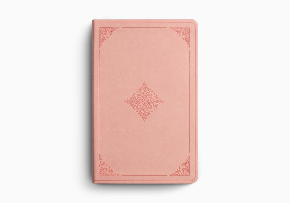 ESV Large Print Value Thinline Bible (Blush Rose) by Crossway