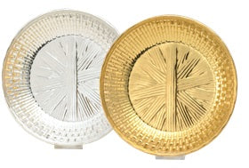 Gorgeous Brass Basket Weave Tray