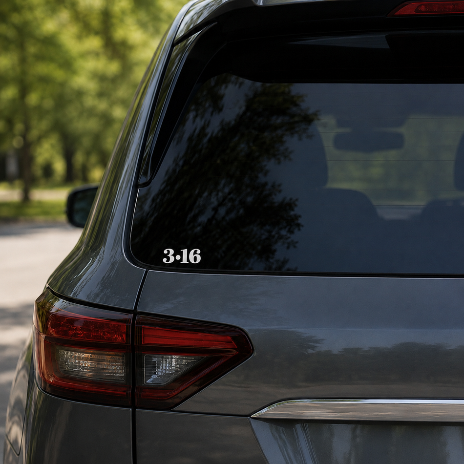 Vinyl 3.16 Decal by Swanson Christian Products